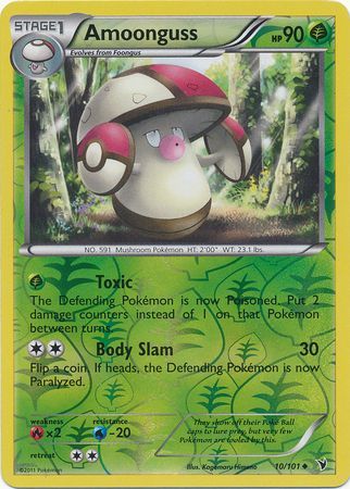 Amoonguss - 10/101 - Uncommon - Reverse Holo available at 401 Games Canada