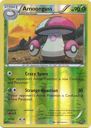 Amoonguss - 13/114 - Rare - Reverse Holo available at 401 Games Canada