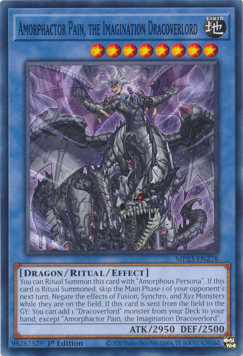 Amorphactor Pain, the Imagination Dracoverlord - MP23-EN278 - Common - 1st Edition available at 401 Games Canada