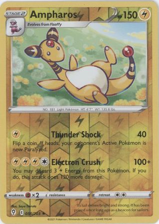 Ampharos - 056/203 - Rare - Reverse Holo available at 401 Games Canada