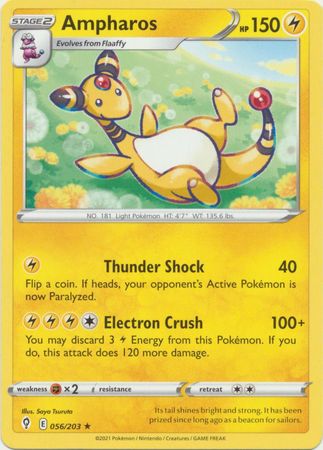 Ampharos - 056/203 - Rare available at 401 Games Canada