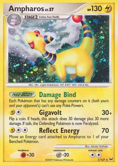 Ampharos - 1/127 - Holo Rare available at 401 Games Canada