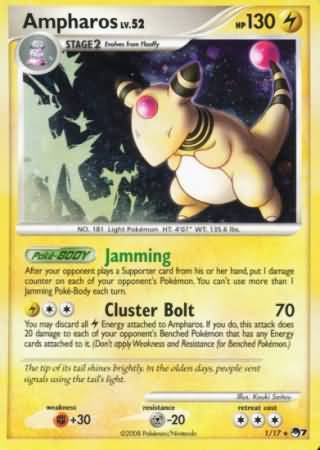 Ampharos - 1/17 - Holo available at 401 Games Canada