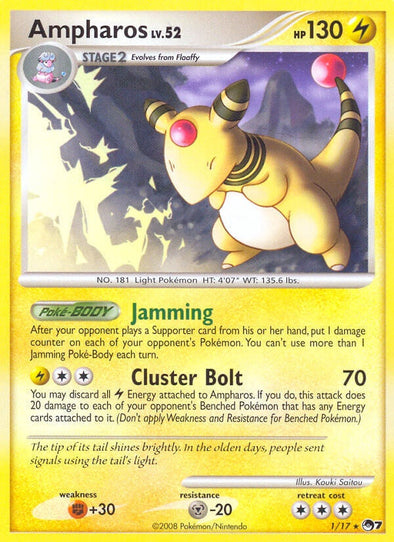 Ampharos - 1/17 - Rare available at 401 Games Canada