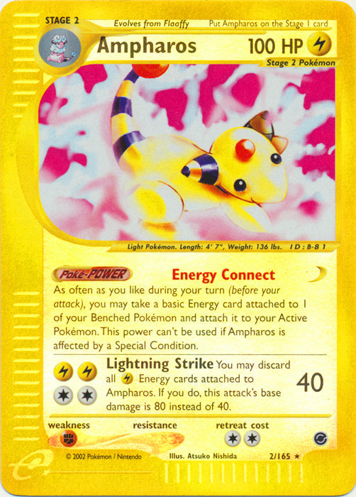 Ampharos - 2/165 - Holo - Reverse Holo available at 401 Games Canada