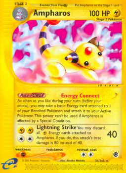 Ampharos - 34/165 - Rare available at 401 Games Canada