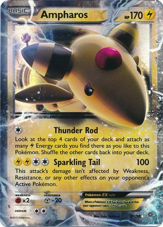 Ampharos EX - 27/98 - Ultra Rare available at 401 Games Canada