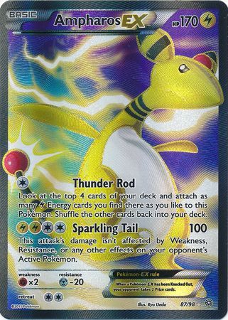 Ampharos EX - 87/98 - Full Art Ultra Rare available at 401 Games Canada