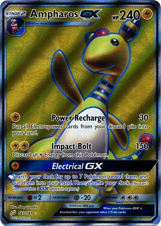 Ampharos GX - 163/181 - Full Art Ultra Rare available at 401 Games Canada