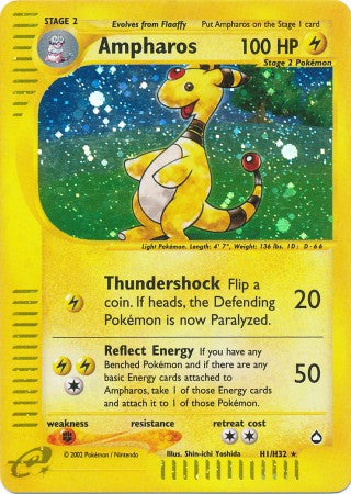 Ampharos - H1/H32 - Holo available at 401 Games Canada