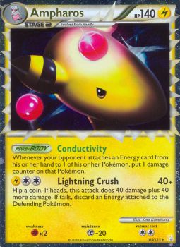 Ampharos (Prime) - 105/123 - Ultra Rare available at 401 Games Canada