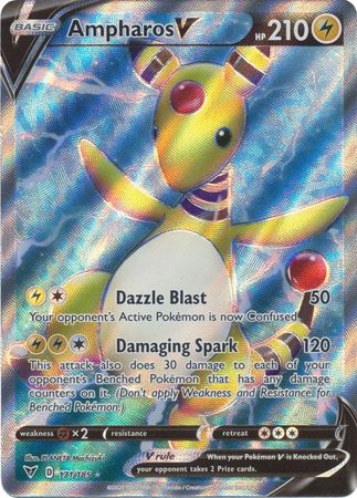 Ampharos V - 171/185 - Full Art Ultra Rare available at 401 Games Canada