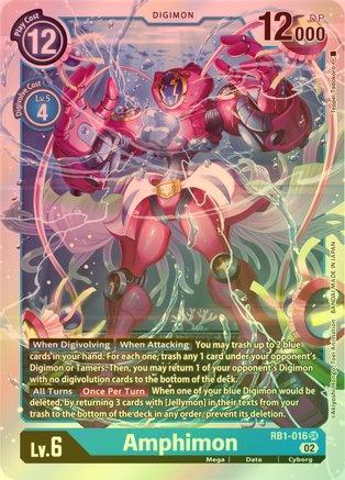 Amphimon - RB1-016 - Super Rare (Foil) available at 401 Games Canada