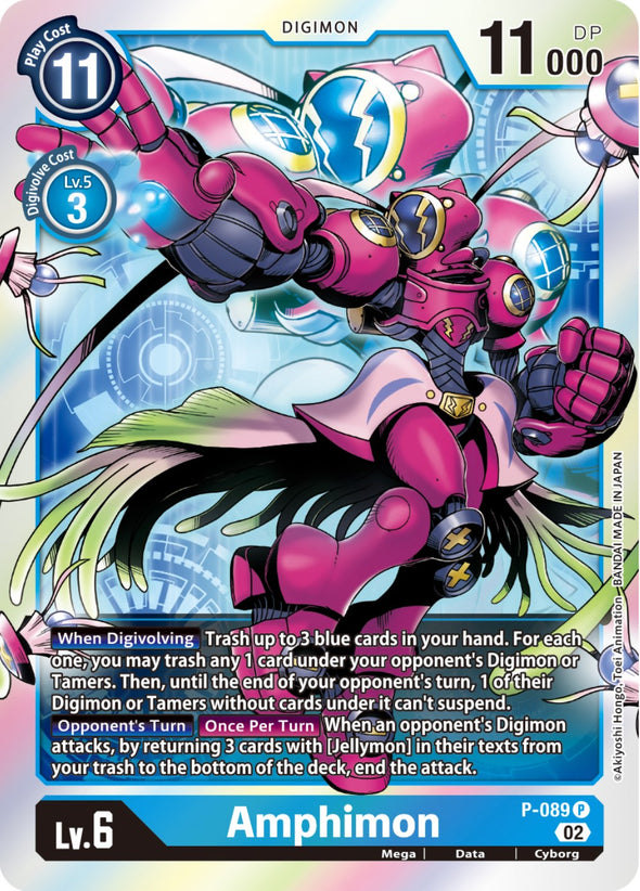 Amphimon (Resurgence Booster Reprint) - P-089 - Promo (Foil) available at 401 Games Canada