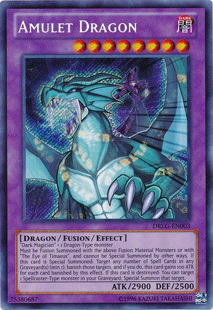 Amulet Dragon - DRLG-EN003 - Secret Rare - Unlimited available at 401 Games Canada