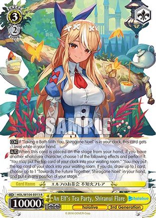 An Elf's Tea Party, Shiranui Flare - HOL/W104-E013R - Rare available at 401 Games Canada