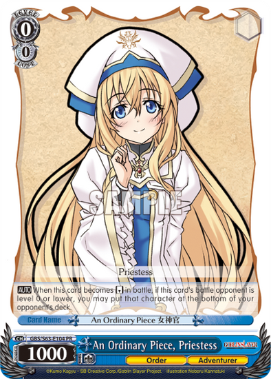 An Ordinary Piece, Priestess - GBS/S63-E104 - Promo available at 401 Games Canada