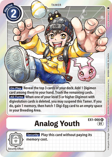 Analog Youth - EX1-066 - Rare available at 401 Games Canada