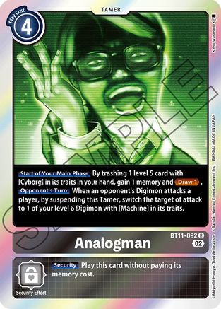 Analogman - BT11-092 - Rare available at 401 Games Canada