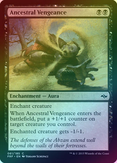 Ancestral Vengeance (Foil) (FRF) and more Magic: The Gathering Singles available at 401 Games Canada