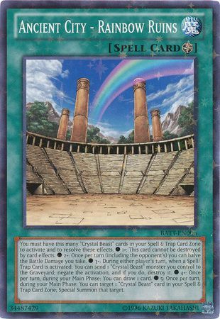 Ancient City - Rainbow Ruins - BATT-EN006 - Starfoil Rare available at 401 Games Canada