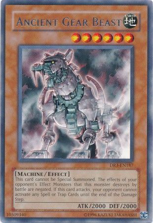 Ancient Gear Beast - DR3-EN187 - Rare available at 401 Games Canada