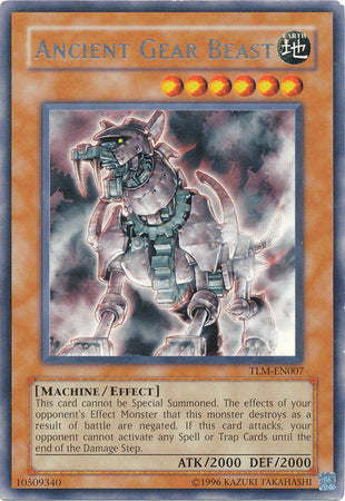Ancient Gear Beast - TLM-EN007 - Rare - Unlimited available at 401 Games Canada