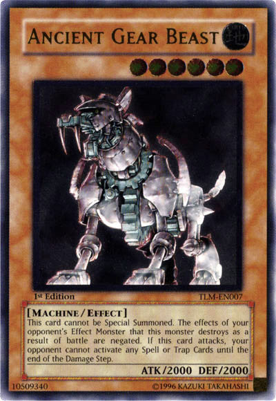 Ancient Gear Beast - TLM-EN007 - Ultimate Rare - 1st Edition available at 401 Games Canada