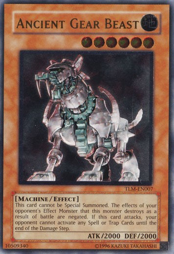 Ancient Gear Beast - TLM-EN007 - Ultimate Rare - Unlimited available at 401 Games Canada