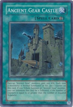 Ancient Gear Castle - DR04 - EN167 - Super Rare available at 401 Games Canada