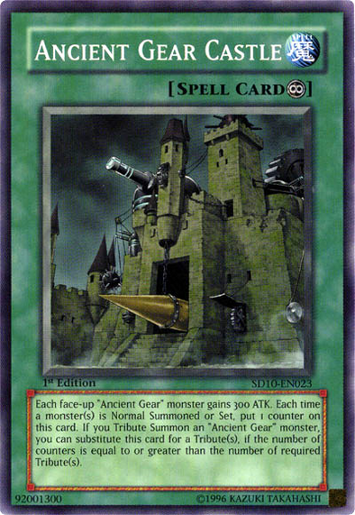 Ancient Gear Castle - SD10-EN023 - Common - 1st Edition available at 401 Games Canada