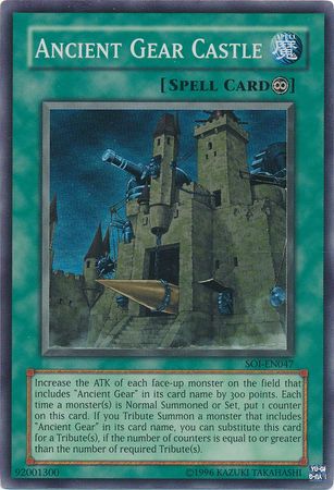 Ancient Gear Castle - SOI-EN047 - Super Rare - Unlimited available at 401 Games Canada