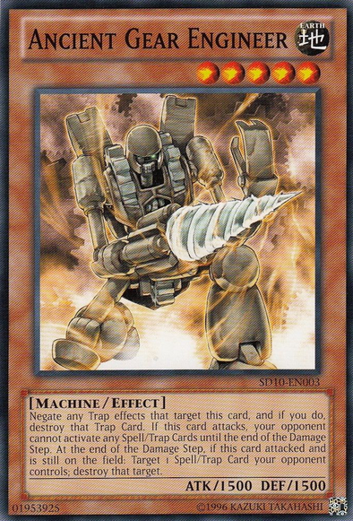 Ancient Gear Engineer - SD10-EN003 - Common - Unlimited available at 401 Games Canada