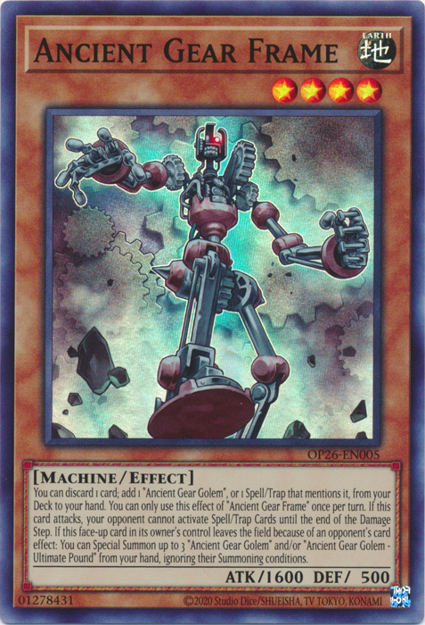 Ancient Gear Frame - OP26-EN005 - Super Rare - Unlimited
