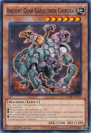 Ancient Gear Gadjiltron Chimera - SDGR-EN012 - Common - 1st Edition available at 401 Games Canada