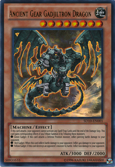 Ancient Gear Gadjiltron Dragon - SD10-EN001 - Ultra Rare - Unlimited available at 401 Games Canada