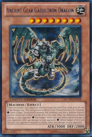 Ancient Gear Gadjiltron Dragon - WCPP-EN018 - Rare available at 401 Games Canada