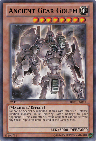 Ancient Gear Golem - BP01-EN011 - Rare - 1st Edition available at 401 Games Canada