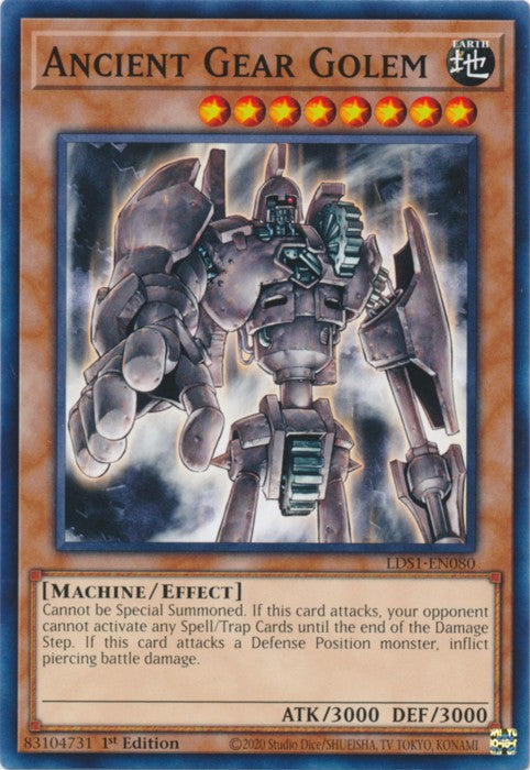 Ancient Gear Golem - LDS1-EN080 - Common - 1st Edition available at 401 Games Canada