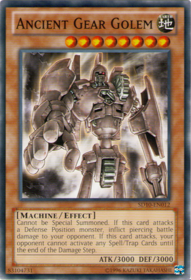 Ancient Gear Golem - SD10-EN012 - Common - Unlimited available at 401 Games Canada