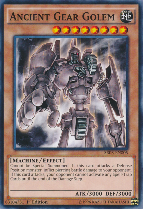 Ancient Gear Golem - SR03-EN005 - Common - 1st Edition available at 401 Games Canada