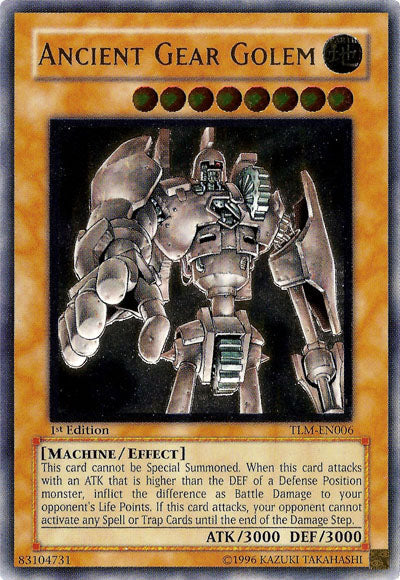 Ancient Gear Golem - TLM-EN006 - Ultimate Rare - 1st Edition available at 401 Games Canada