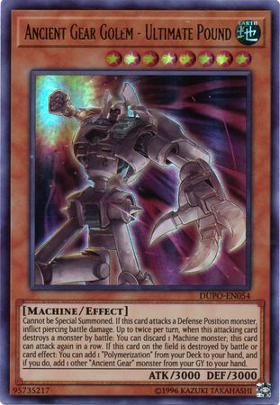 Ancient Gear Golem - Ultimate Pound - DUPO-EN054 - Ultra Rare - Unlimited available at 401 Games Canada
