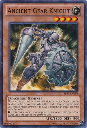 Ancient Gear Knight - BP02-EN056 - Common - Unlimited available at 401 Games Canada