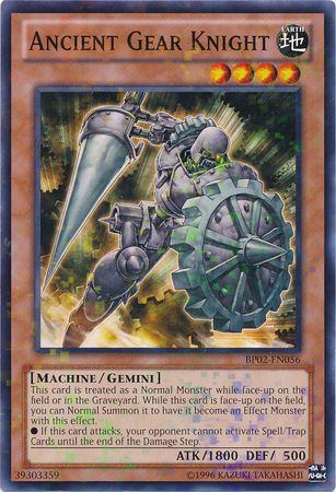 Ancient Gear Knight - BP02-EN056 - Mosaic Rare - Unlimited available at 401 Games Canada