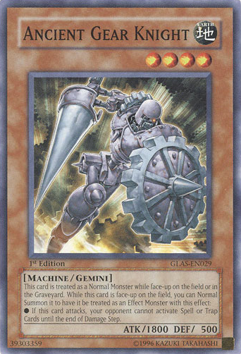 Ancient Gear Knight - GLAS-EN029 - Common - 1st Edition available at 401 Games Canada