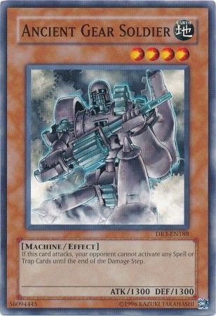 Ancient Gear Soldier - DR3-EN188 - Common available at 401 Games Canada