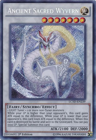 Ancient Sacred Wyvern - LC5D-EN239 - Secret Rare - 1st Edition available at 401 Games Canada