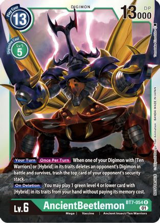 AncientBeetlemon (Event Pack 3) - BT7-054 - Rare available at 401 Games Canada