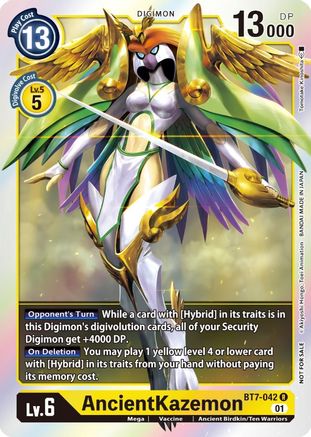 AncientKazemon (Event Pack 3) - BT7-042 - Rare available at 401 Games Canada